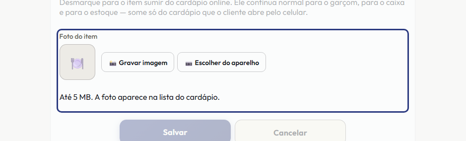 A tela do +Frella com o ponto de que o passo 12 fala em destaque