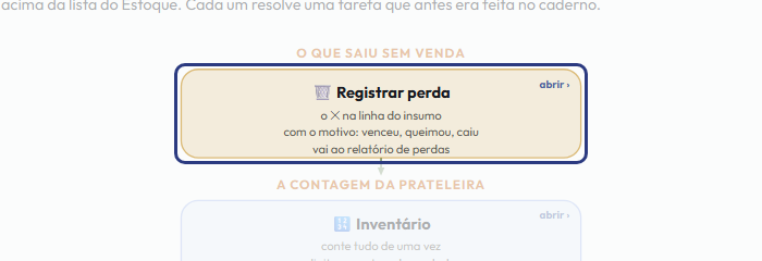 A tela do +Frella com o ponto de que o passo 8 fala em destaque