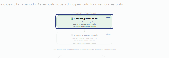A tela do +Frella com o ponto de que o passo 13 fala em destaque