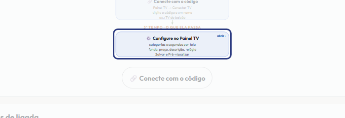 A tela do +Frella com o ponto de que o passo 4 fala em destaque