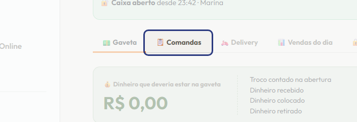 A tela do +Frella com o ponto de que o passo 4 fala em destaque