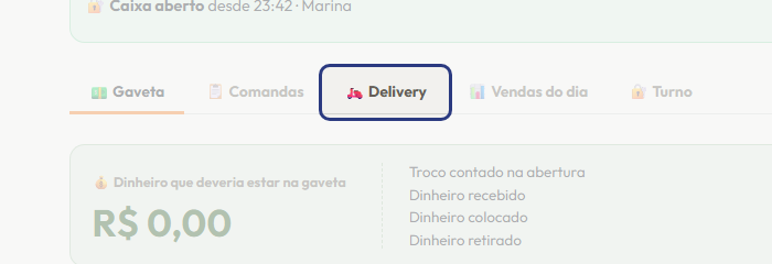 A tela do +Frella com o ponto de que o passo 7 fala em destaque