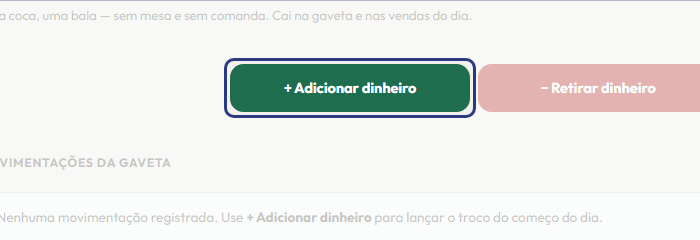 A tela do +Frella com o ponto de que o passo 11 fala em destaque