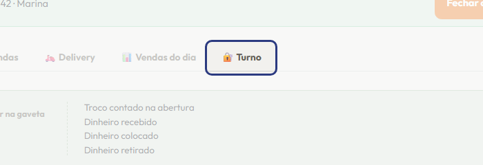 A tela do +Frella com o ponto de que o passo 12 fala em destaque