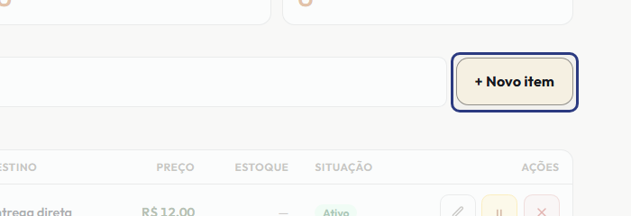 A tela do +Frella com o ponto de que o passo 2 fala em destaque