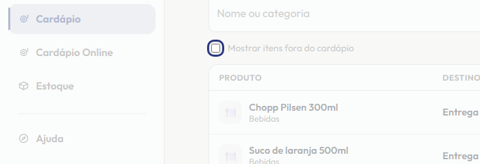 A tela do +Frella com o ponto de que o passo 4 fala em destaque