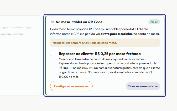 A tela do +Frella com o ponto de que o passo 13 fala em destaque