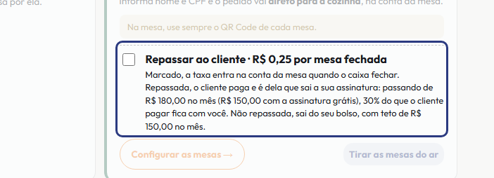 A tela do +Frella com o ponto de que o passo 14 fala em destaque