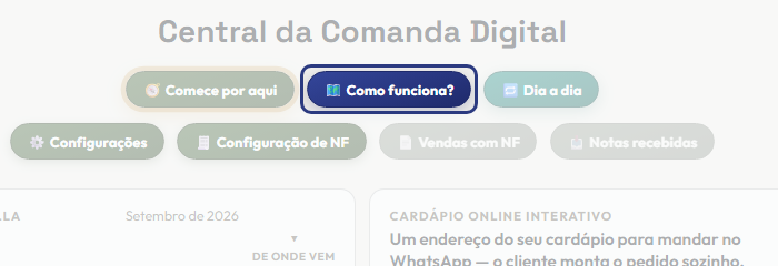 A tela do +Frella com o ponto de que o passo 15 fala em destaque