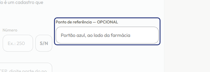 A tela do +Frella com o ponto de que o passo 8 fala em destaque