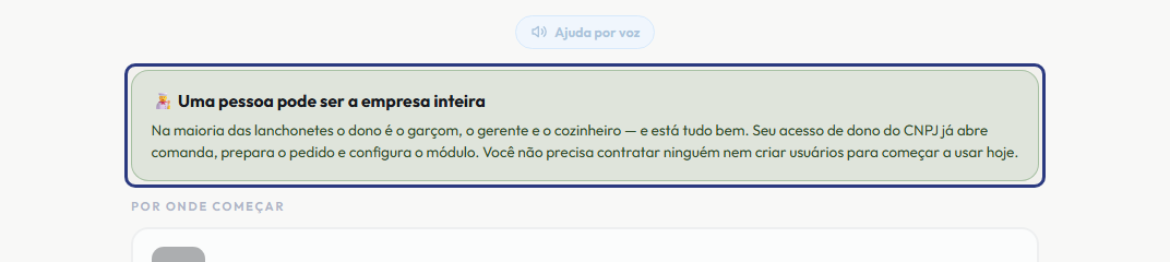 A tela do +Frella com o ponto de que o passo 2 fala em destaque