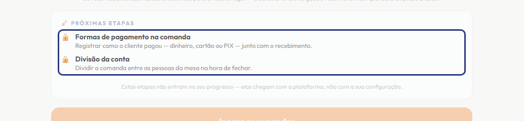 A tela do +Frella com o ponto de que o passo 13 fala em destaque