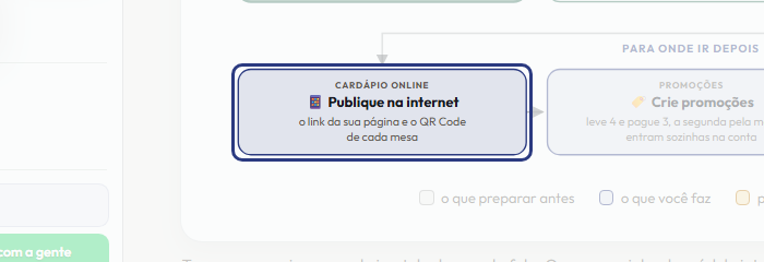 A tela do +Frella com o ponto de que o passo 13 fala em destaque