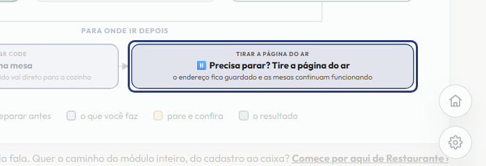 A tela do +Frella com o ponto de que o passo 14 fala em destaque