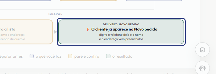 A tela do +Frella com o ponto de que o passo 11 fala em destaque