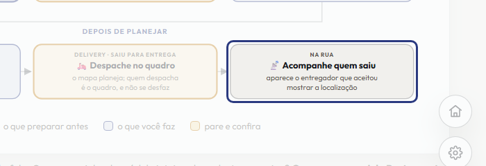 A tela do +Frella com o ponto de que o passo 12 fala em destaque