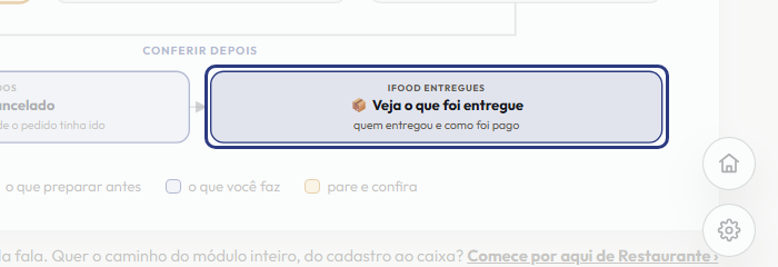 A tela do +Frella com o ponto de que o passo 11 fala em destaque