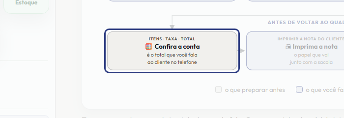 A tela do +Frella com o ponto de que o passo 7 fala em destaque
