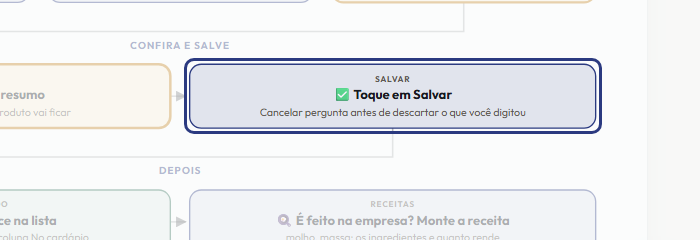 A tela do +Frella com o ponto de que o passo 12 fala em destaque