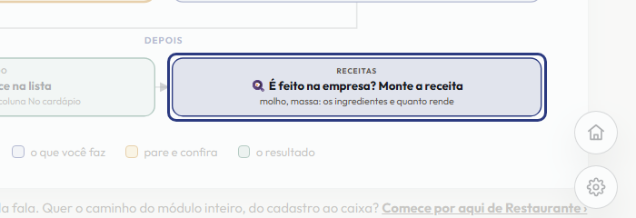 A tela do +Frella com o ponto de que o passo 14 fala em destaque