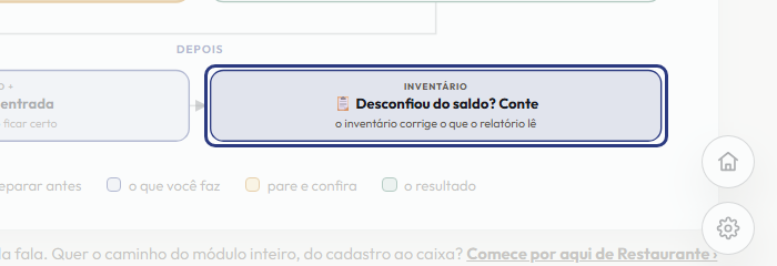 A tela do +Frella com o ponto de que o passo 13 fala em destaque