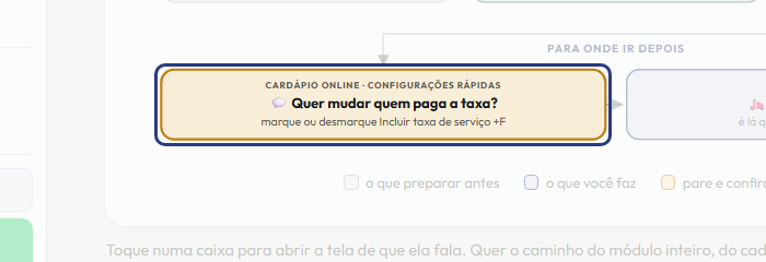A tela do +Frella com o ponto de que o passo 10 fala em destaque