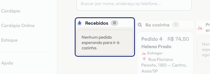 A tela do +Frella com o ponto de que o passo 3 fala em destaque