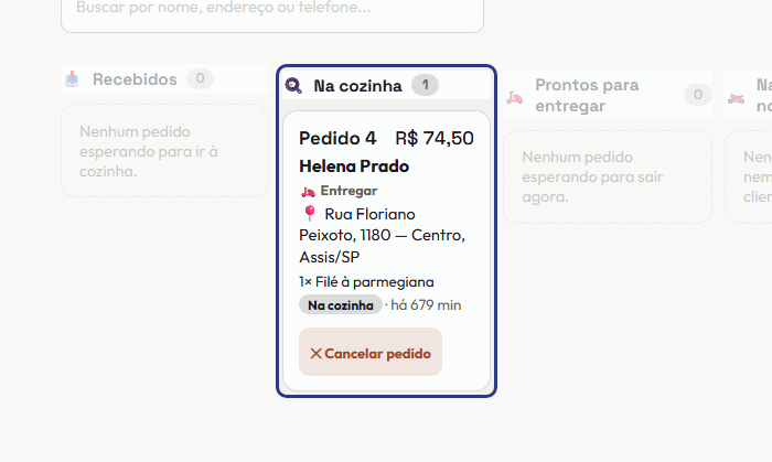 A tela do +Frella com o ponto de que o passo 4 fala em destaque