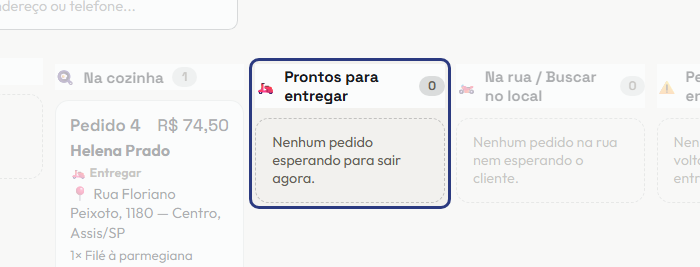 A tela do +Frella com o ponto de que o passo 6 fala em destaque