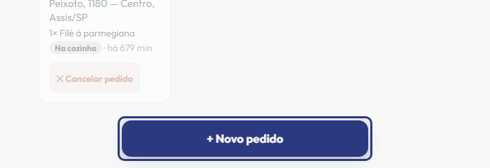 A tela do +Frella com o ponto de que o passo 20 fala em destaque