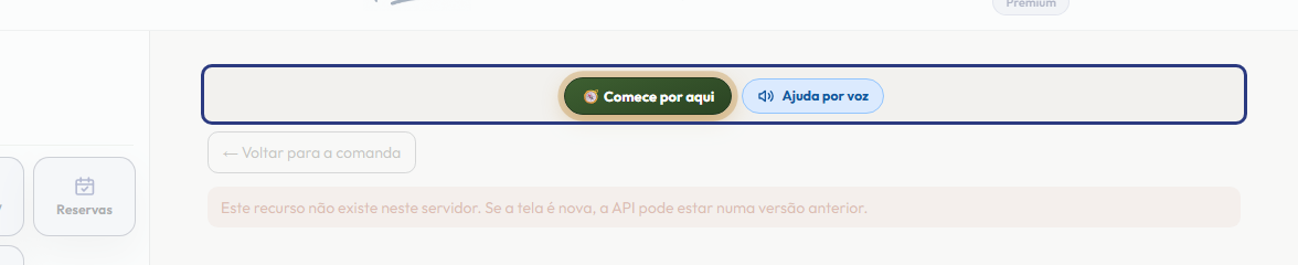 A tela do +Frella com o ponto de que o passo 2 fala em destaque