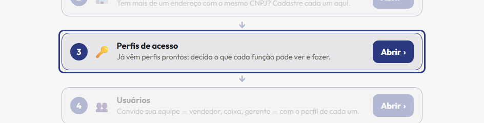A tela do +Frella com o ponto de que o passo 3 fala em destaque