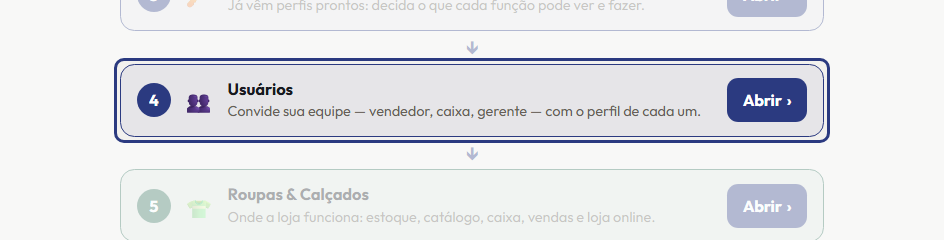 A tela do +Frella com o ponto de que o passo 4 fala em destaque