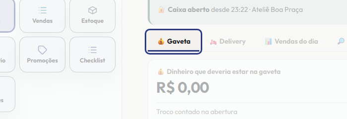 A tela do +Frella com o ponto de que o passo 2 fala em destaque