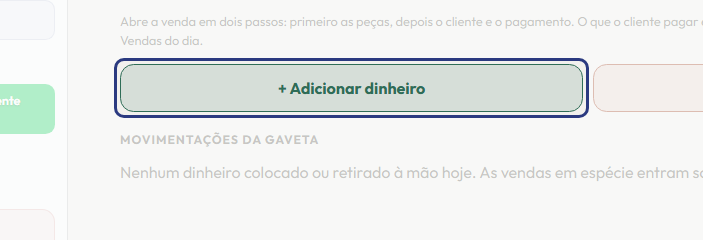 A tela do +Frella com o ponto de que o passo 11 fala em destaque