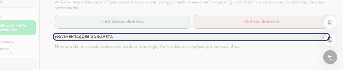 A tela do +Frella com o ponto de que o passo 13 fala em destaque