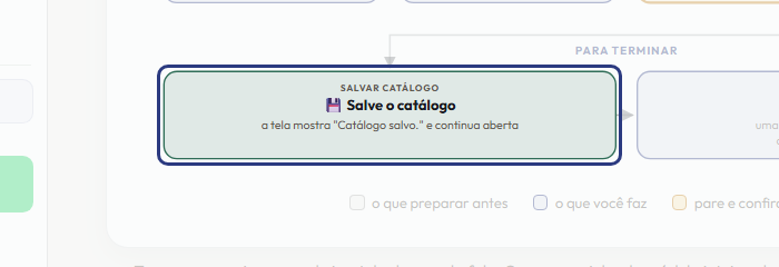 A tela do +Frella com o ponto de que o passo 12 fala em destaque