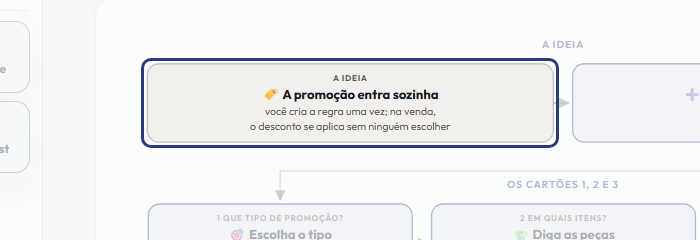 A tela do +Frella com o ponto de que o passo 2 fala em destaque