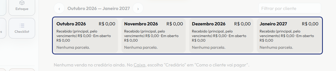 A tela do +Frella com o ponto de que o passo 4 fala em destaque