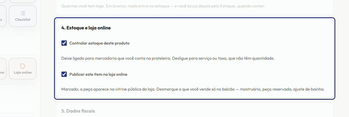 A tela do +Frella com o ponto de que o passo 7 fala em destaque