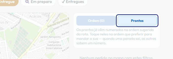 A tela do +Frella com o ponto de que o passo 7 fala em destaque