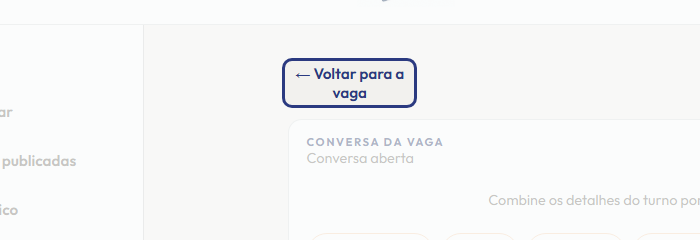A tela do +Frella com o ponto de que o passo 5 fala em destaque