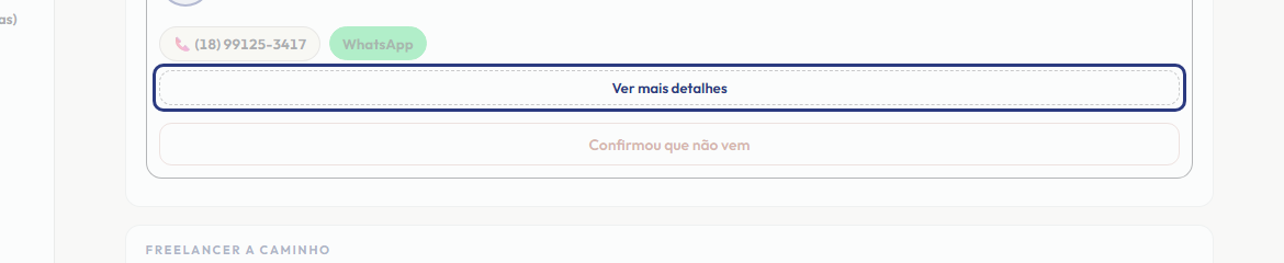 A tela do +Frella com o ponto de que o passo 8 fala em destaque