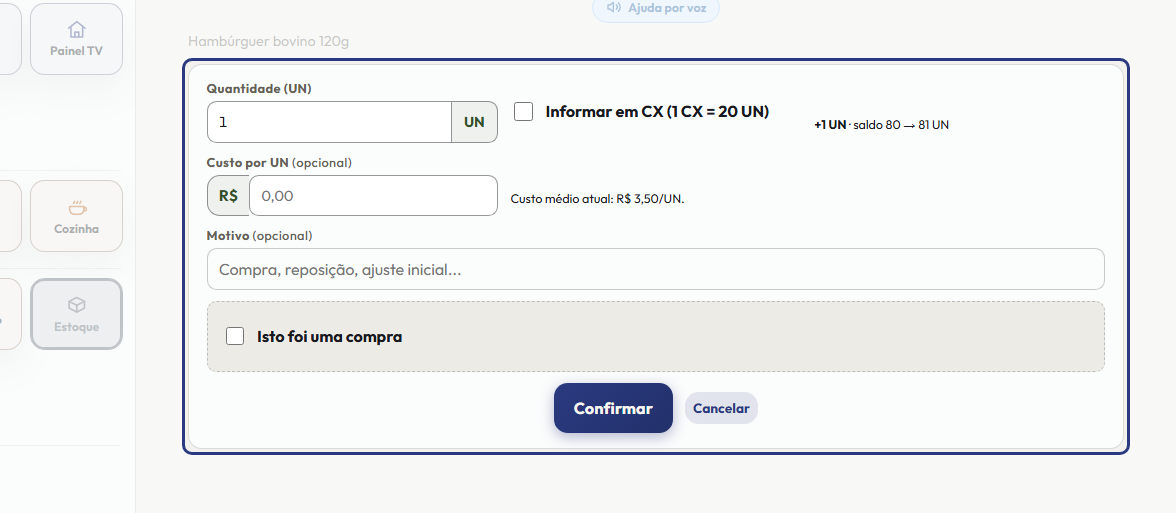 A tela do +Frella com o ponto de que o passo 1 fala em destaque