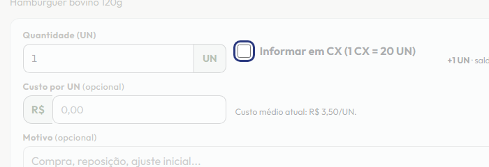 A tela do +Frella com o ponto de que o passo 3 fala em destaque