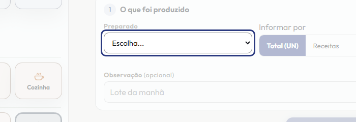 A tela do +Frella com o ponto de que o passo 2 fala em destaque