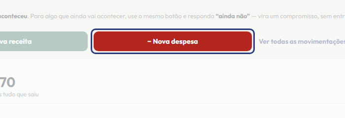 A tela do +Frella com o ponto de que o passo 4 fala em destaque