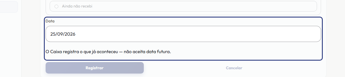 A tela do +Frella com o ponto de que o passo 10 fala em destaque