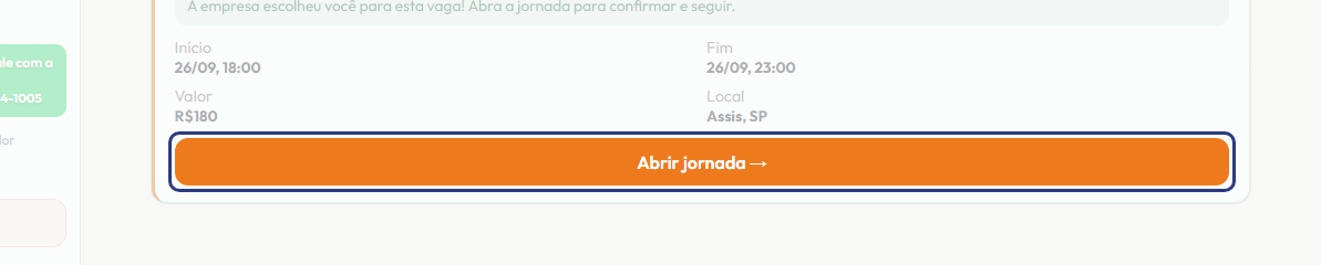 A tela do +Frella com o ponto de que o passo 3 fala em destaque