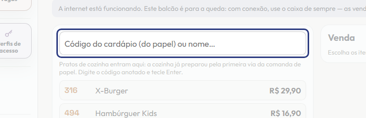 A tela do +Frella com o ponto de que o passo 2 fala em destaque